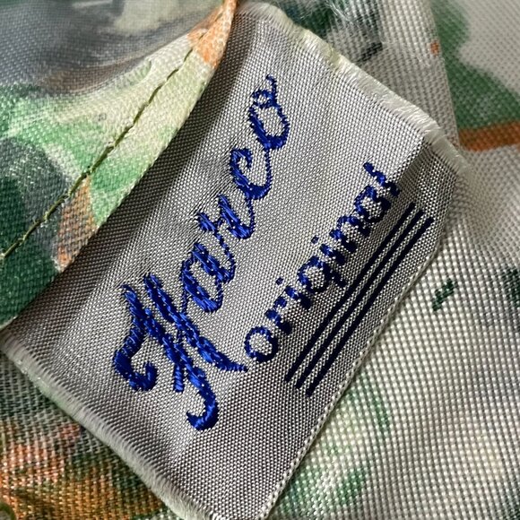 Vintage 1950s Dress Party Chiffon Short Sleeves Floral A-Line Women Union Label - Picture 7 of 16